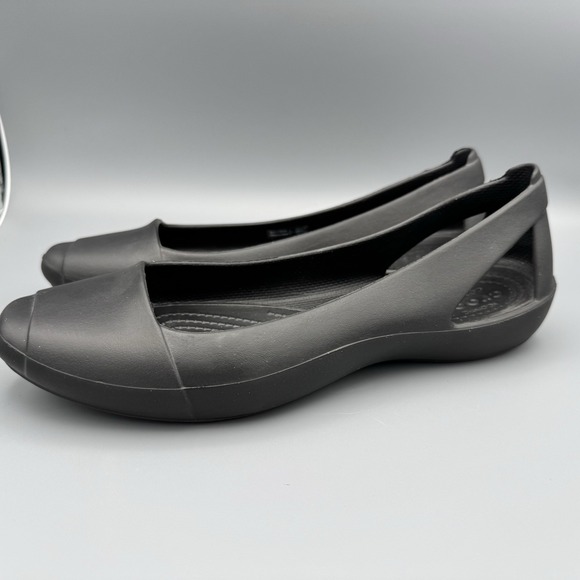 Crocs Sienna Flat Low Top Rubber Shoes Womens Shoes Size 7 - Picture 4 of 11